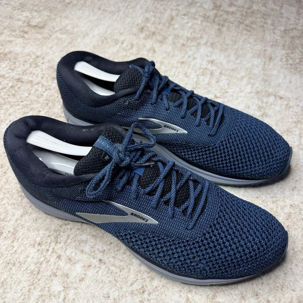 Brooks Revel 2 Men's Blue Mesh Running Shoes Size 14 Sneakers 1102921D061
